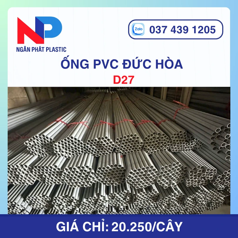Ống Nhựa uPVC D27
